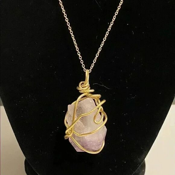 Genuine Amethyst Necklace   - Picture 1 of 5